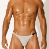 Bottoms * | Renaissance Ultra Low Swim Briefs Grey Bestsellers