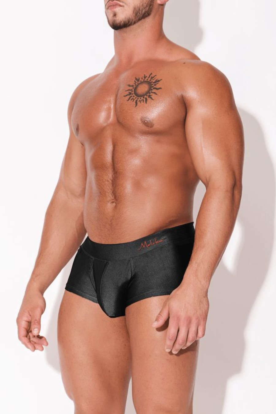 Bottoms * | Dynamic Shine Boxer Briefs Promotion Black