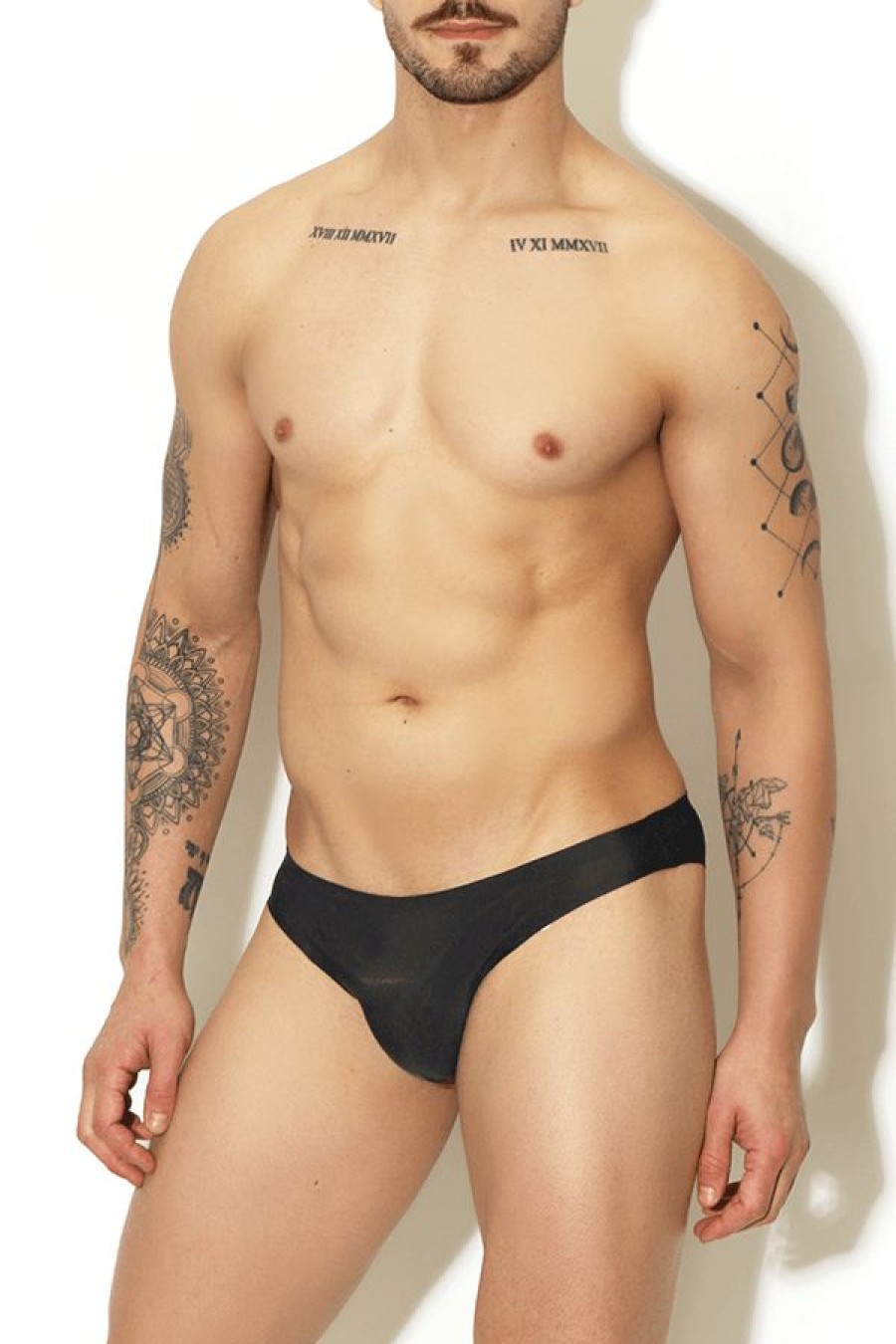 Bottoms * | After Hours Silky Seamless Briefs Store Black