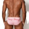 Bottoms * | Captivated Classic Swim Briefs They Them Top Selling