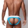 Bottoms * | Easy Lover Brief Style Jockstrap With Bulge Pouch Large Choice Water