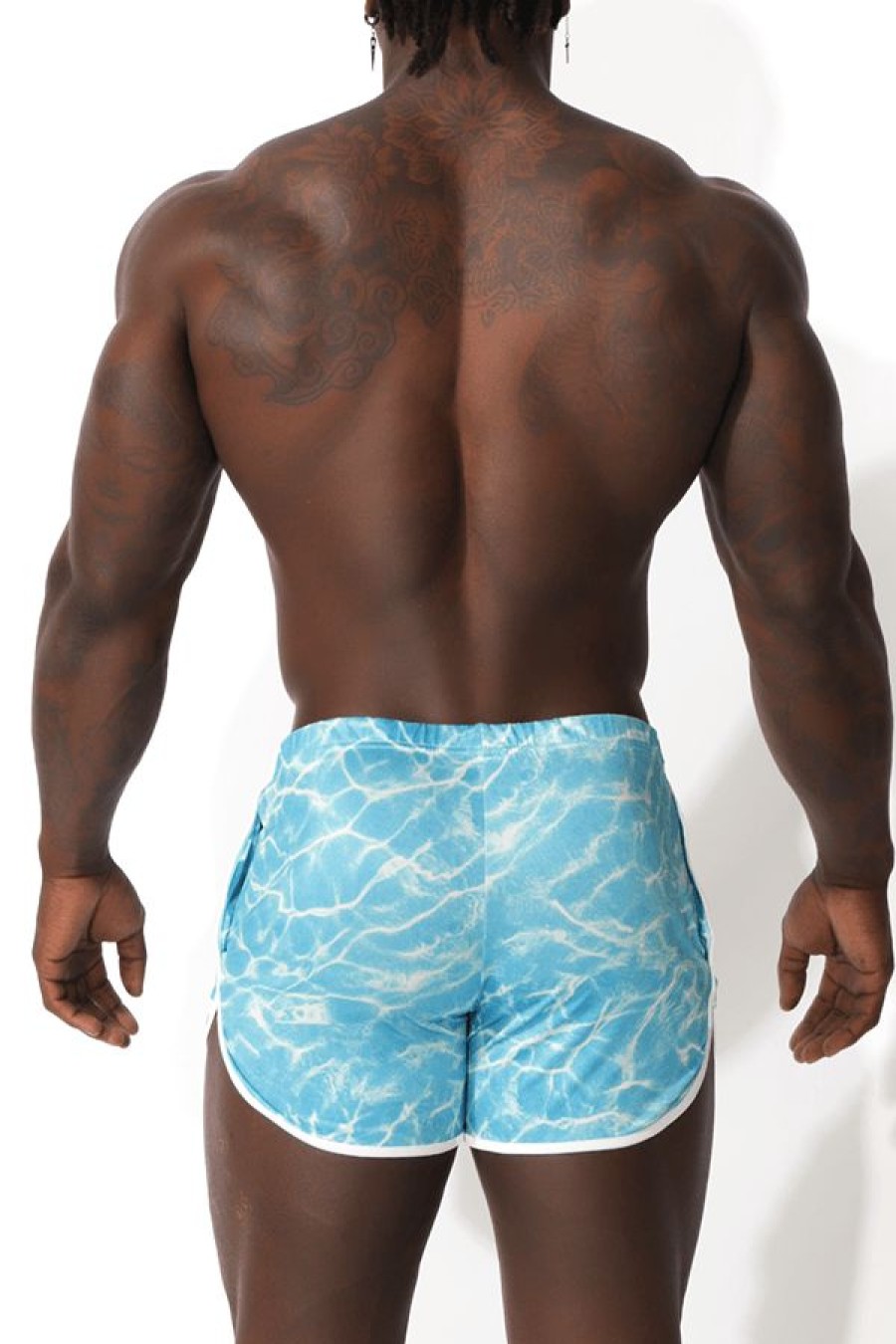 Bottoms * | Get It Good Graphic Short Shorts Water Large Choice